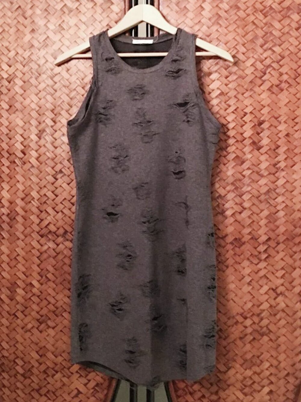 Jet Girl Made in Canada Distressed Apocalyptic Bodycon Dress